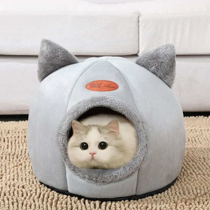 Warm & Comfortable Cat Bed and Small Dog Nest