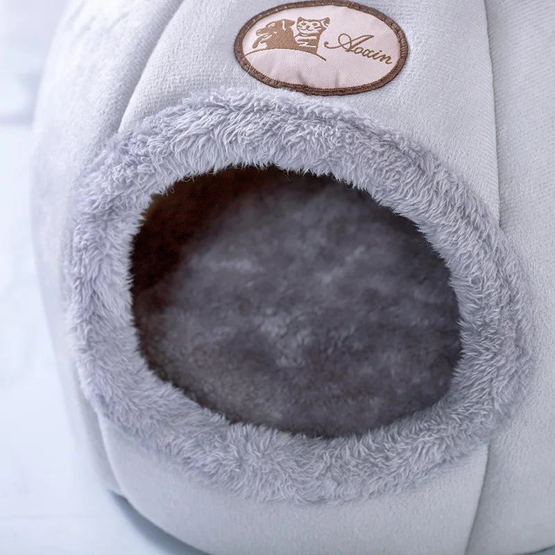 Warm & Comfortable Cat Bed and Small Dog Nest