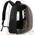 Portable Transparent Pet Backpack Carrier – Breathable Space Capsule Design