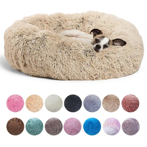 Cozy Plush Sleeping Bed for Cats & Dogs
