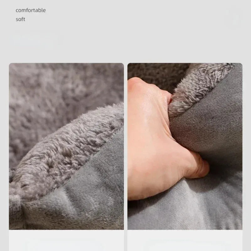 Cozy Winter Cat Bed & Pet House Cushion for Cats and Small Dogs